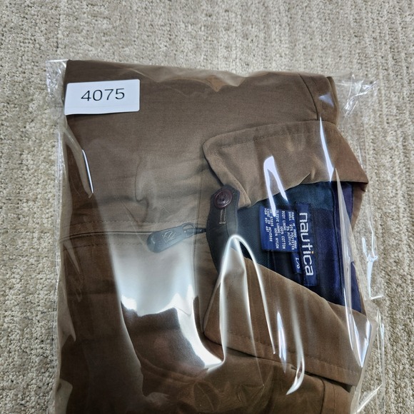 Vintage Nautica Sailing Jacket Men Large Bi Swing Chinstrap Bomber Flannel Lined - Picture 11 of 11